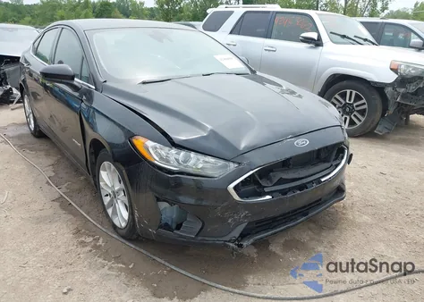 2019 Ford Fusion Hybrid Se из США, поврежденный, VIN 3FA6P0LU5KR195915